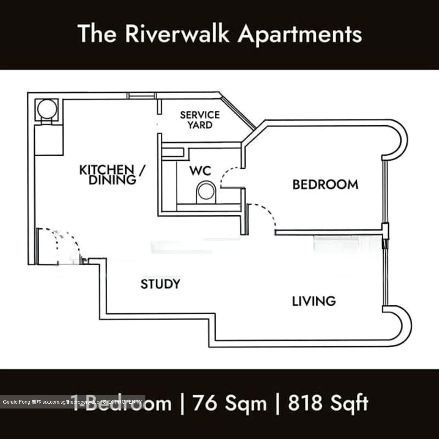 The Riverwalk / Riverwalk Apartments (D1), Apartment #557558411